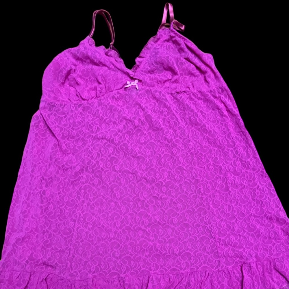 Cacique Purple Lace Chemise